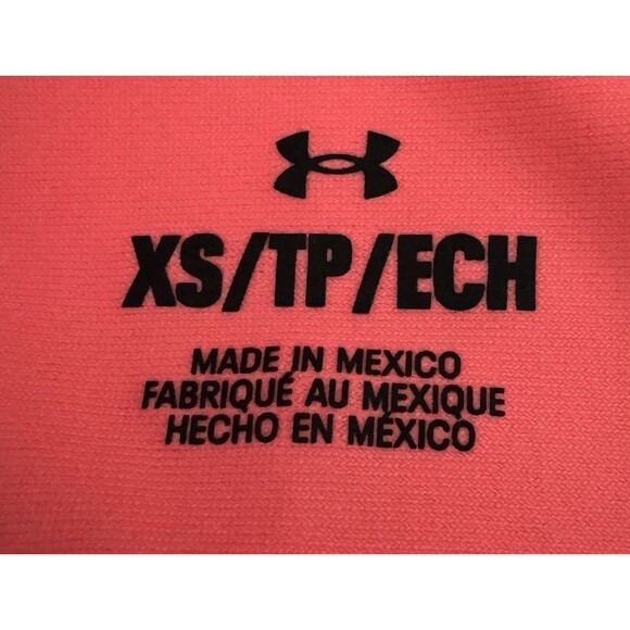 Under Armour Womens X-Small Pink Printed High Rise Compression Ankle Leggings XS - Picture 9 of 9